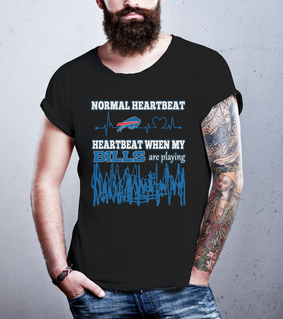 Normal Heartbeat Heartbeat When My Bills Are Playing T-Shirt