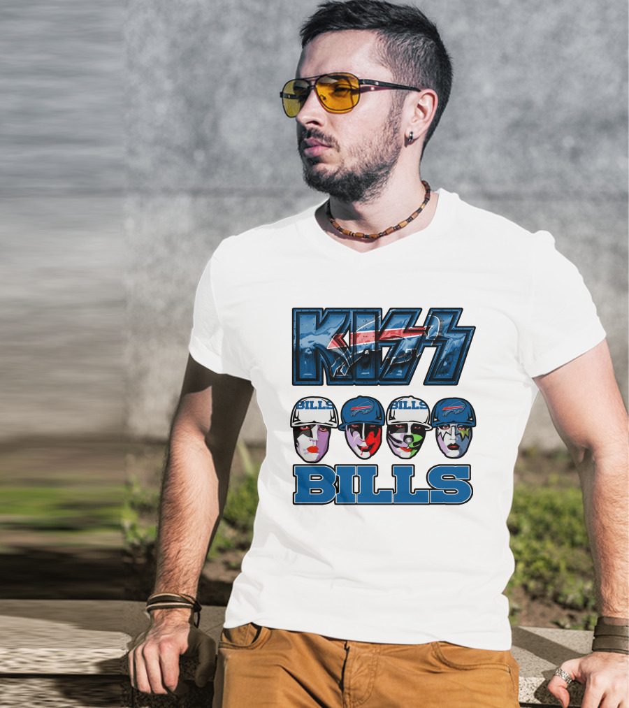 KISS Buffalo Bills Facepaint T-Shirt