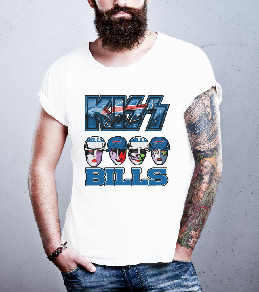 KISS Buffalo Bills Facepaint T-Shirt
