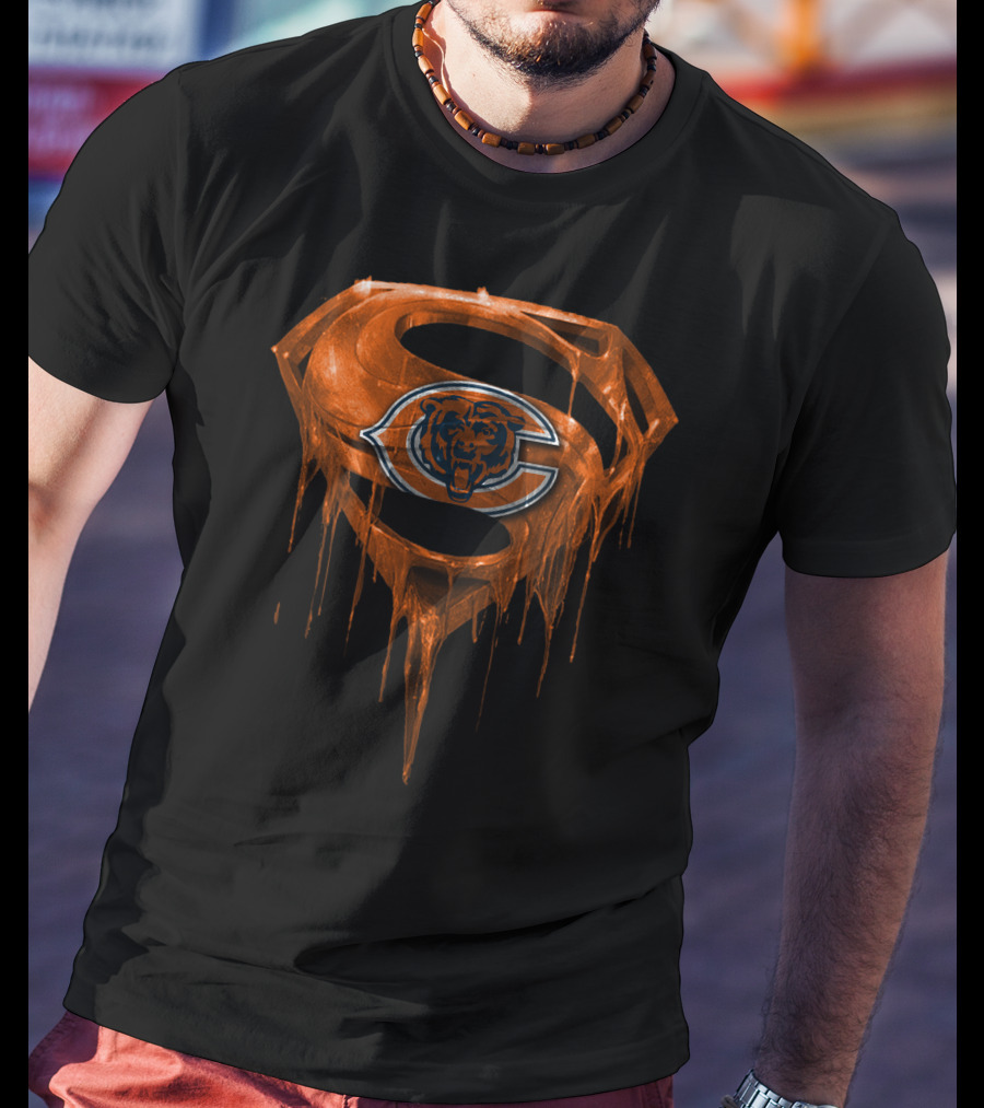 Chicago Bears Superhero Crossover T-Shirt