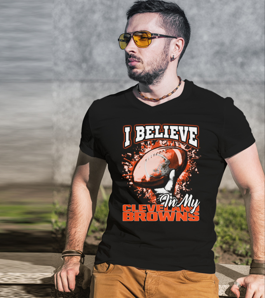 I Believe In My Cleveland Browns Football Passion T-Shirt