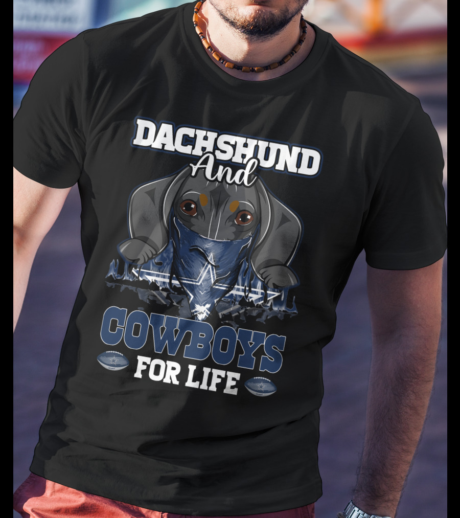 Dachshund And Cowboys For Life T-Shirt