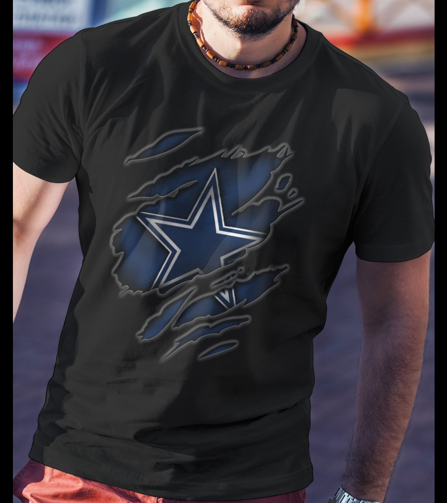 Torn Dallas Cowboys Star T-Shirt