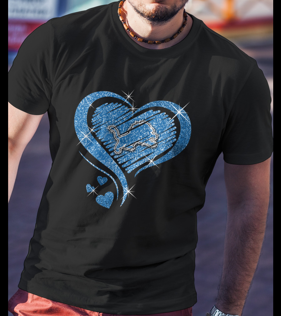 Heart Diamond Lions Sparkle T-Shirt