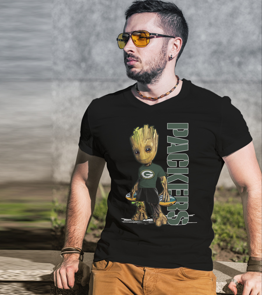 Groot Green Bay Packers Football Fans T-Shirt