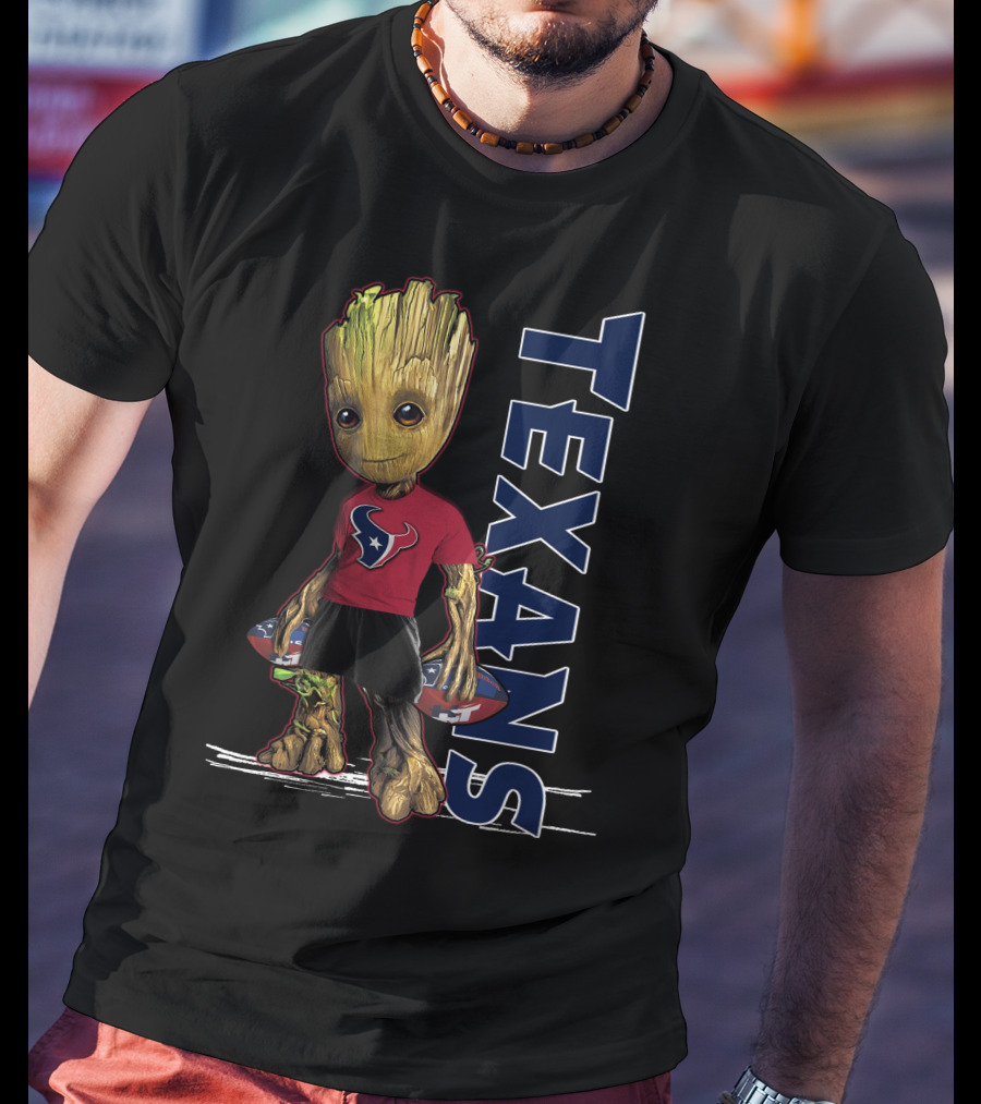 Groot Texans Football T-Shirt