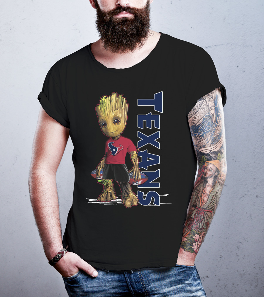 Groot Texans Football T-Shirt