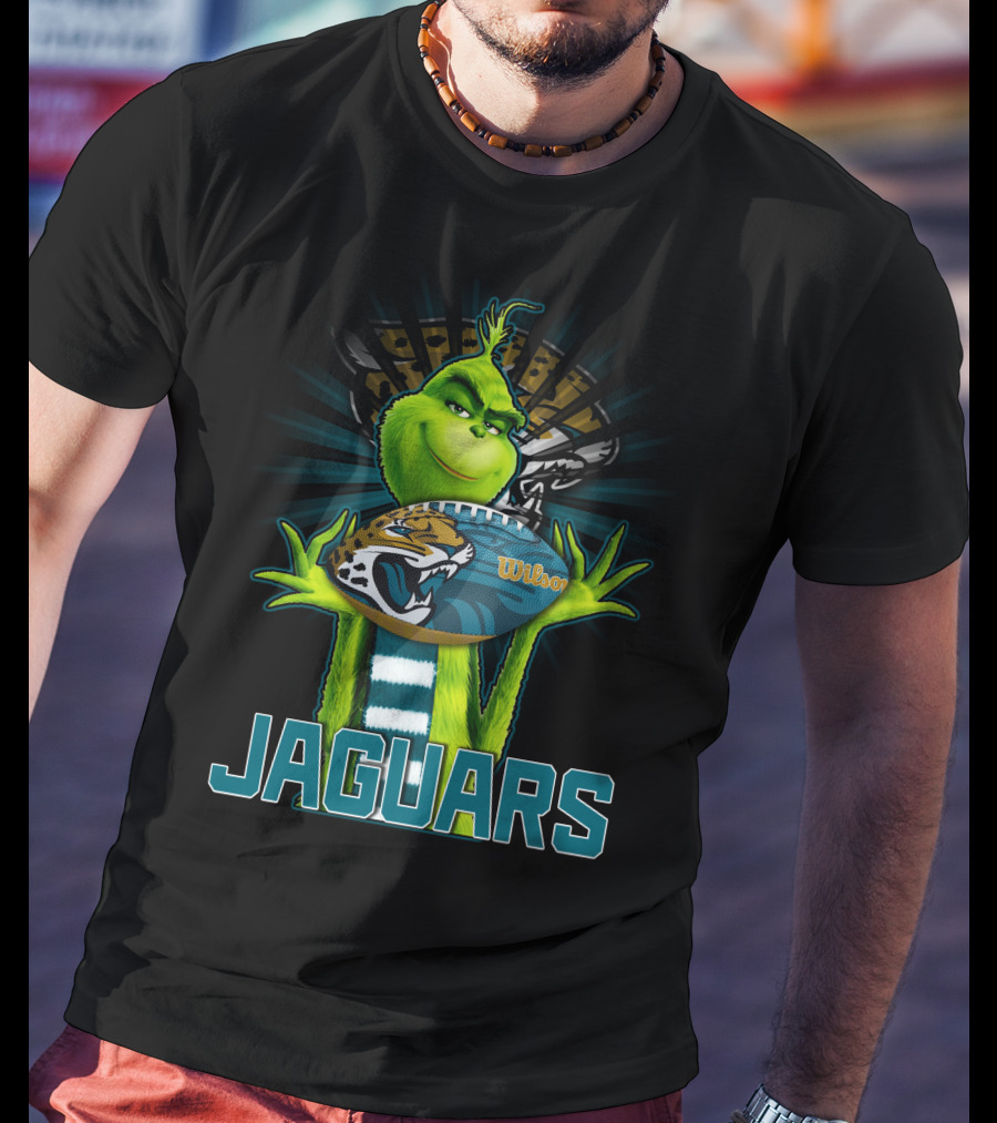 Grinch Jaguars Wilson Football Jacksonville T-Shirt