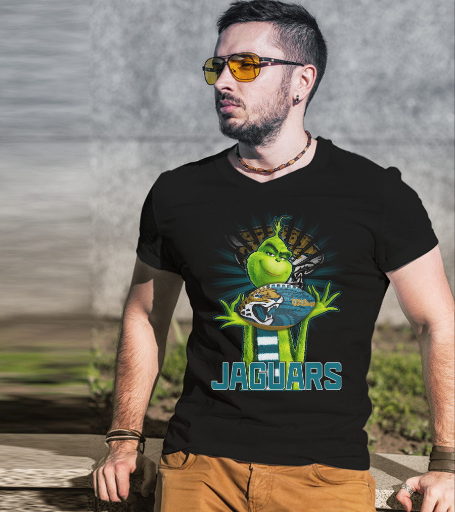 Grinch Jaguars Wilson Football Jacksonville T-Shirt
