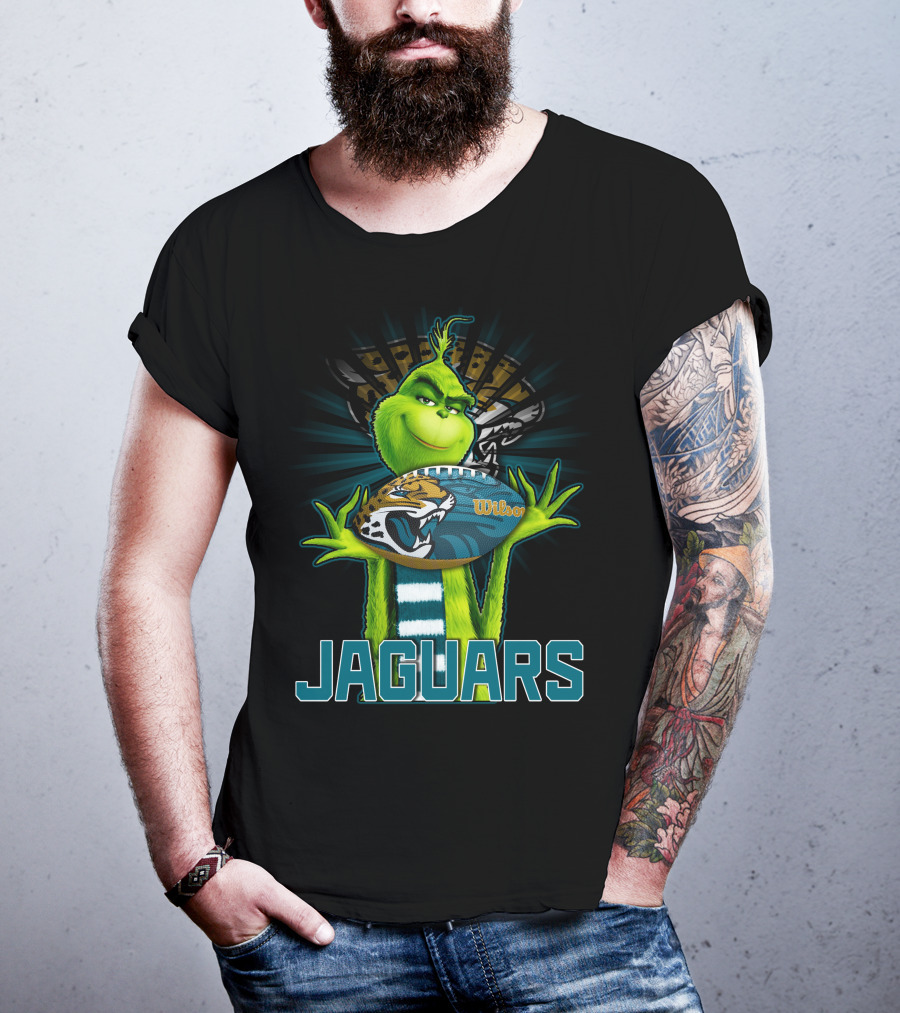 Grinch Jaguars Wilson Football Jacksonville T-Shirt