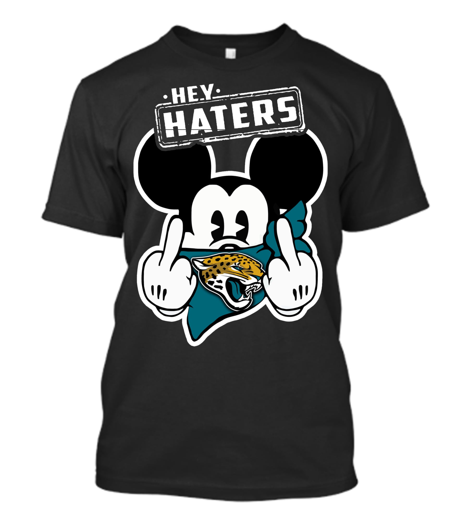 Hey Haters Mickey Mouse Jacksonville Jaguars T-Shirt
