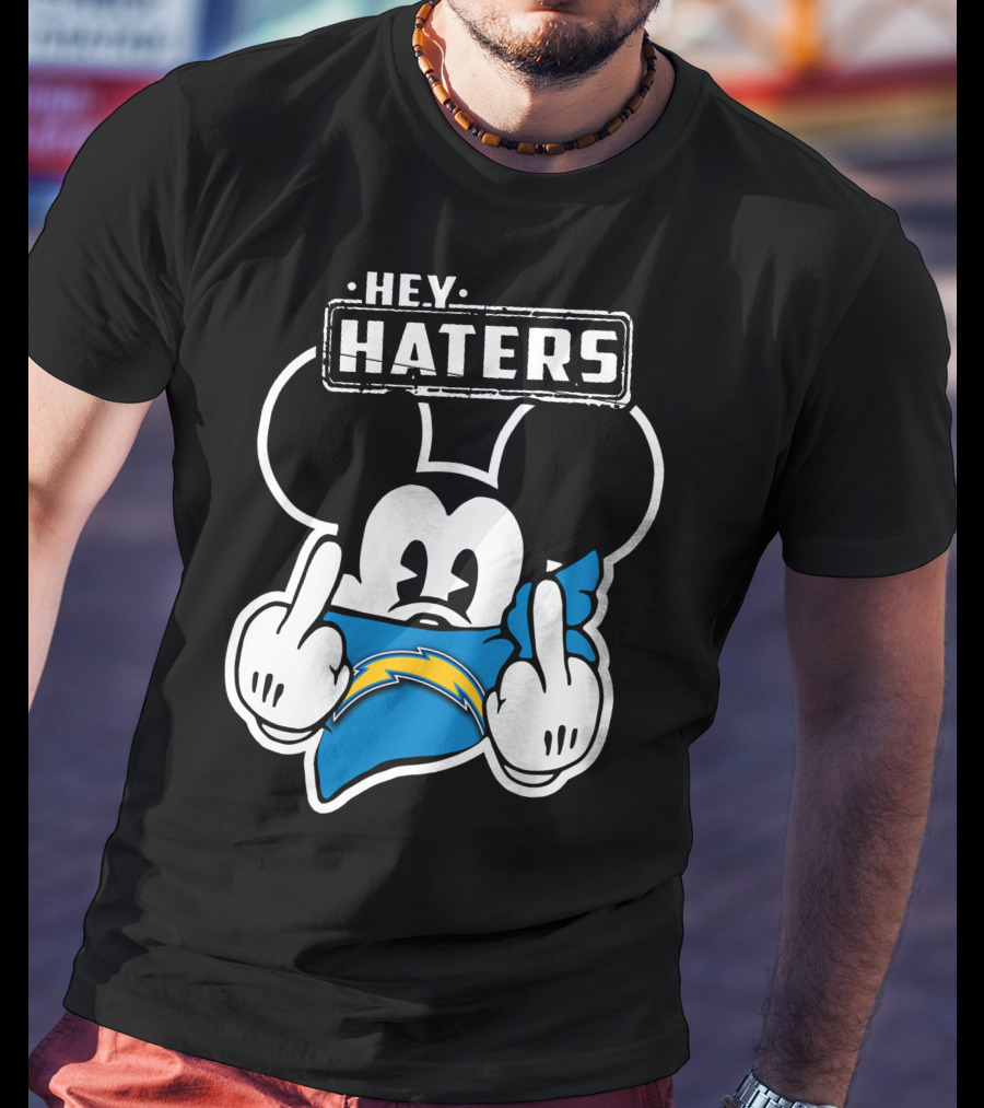 Hey Haters Mick Los Angeles Chargers T-Shirt