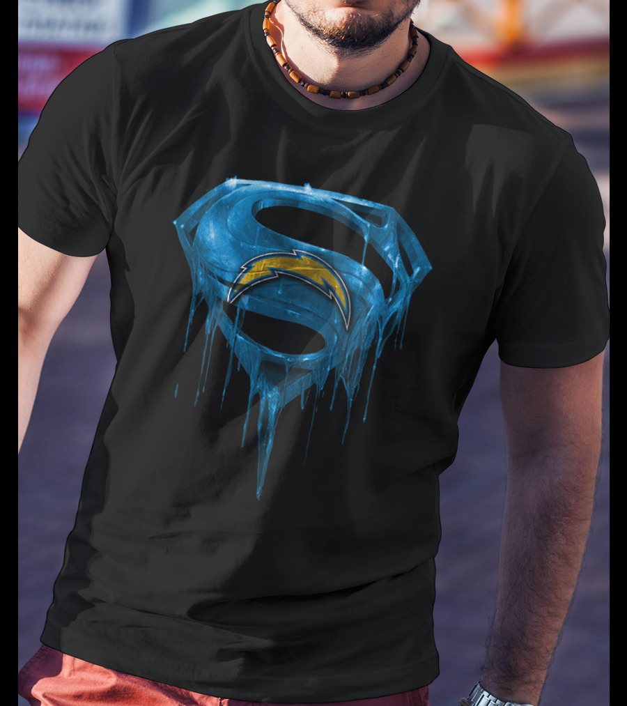 Los Angeles Chargers Superman Ice T-Shirt