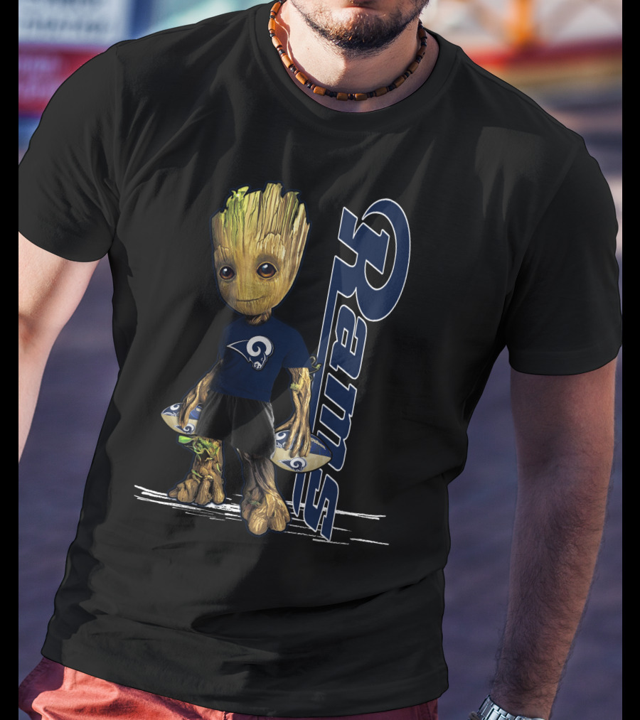 Groot Rams Los Angeles Football Fan T-Shirt