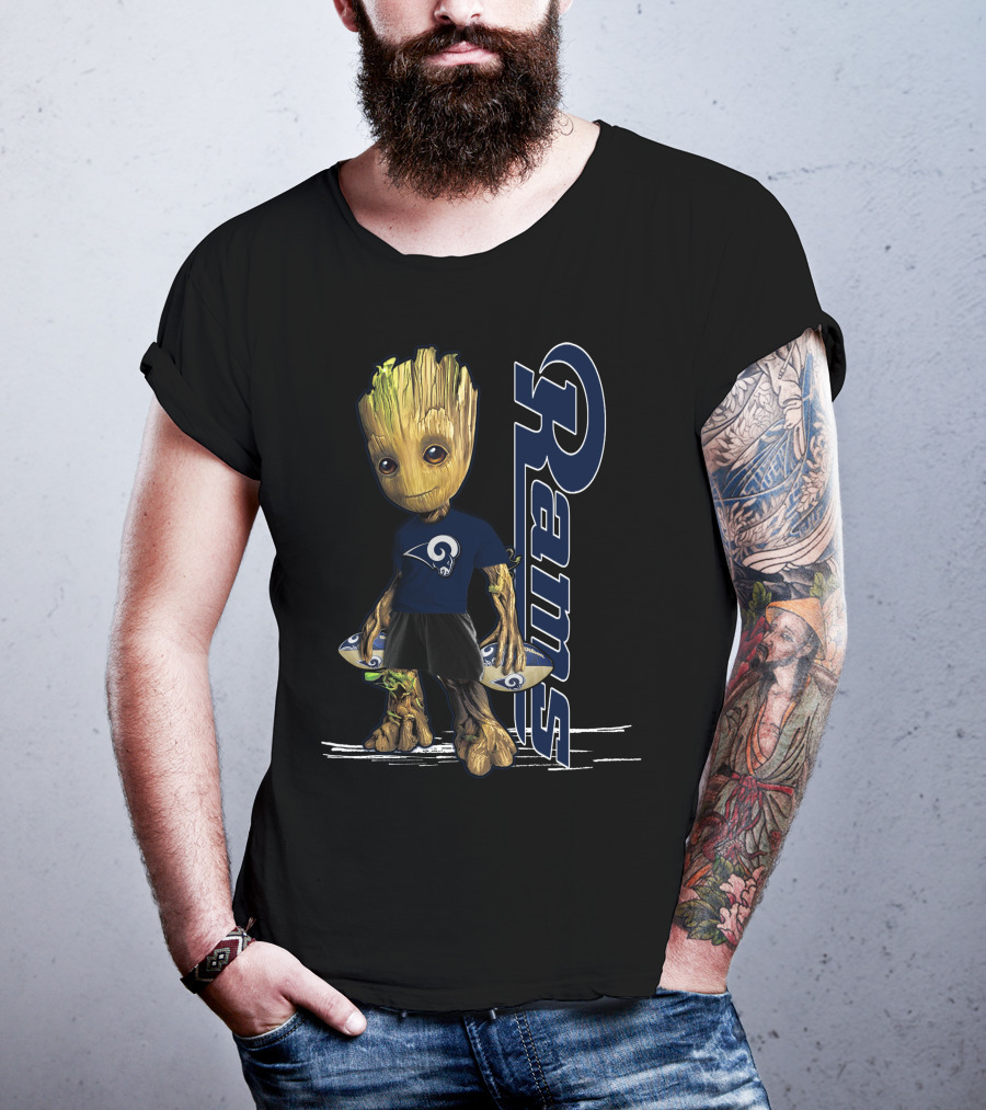 Groot Rams Los Angeles Football Fan T-Shirt