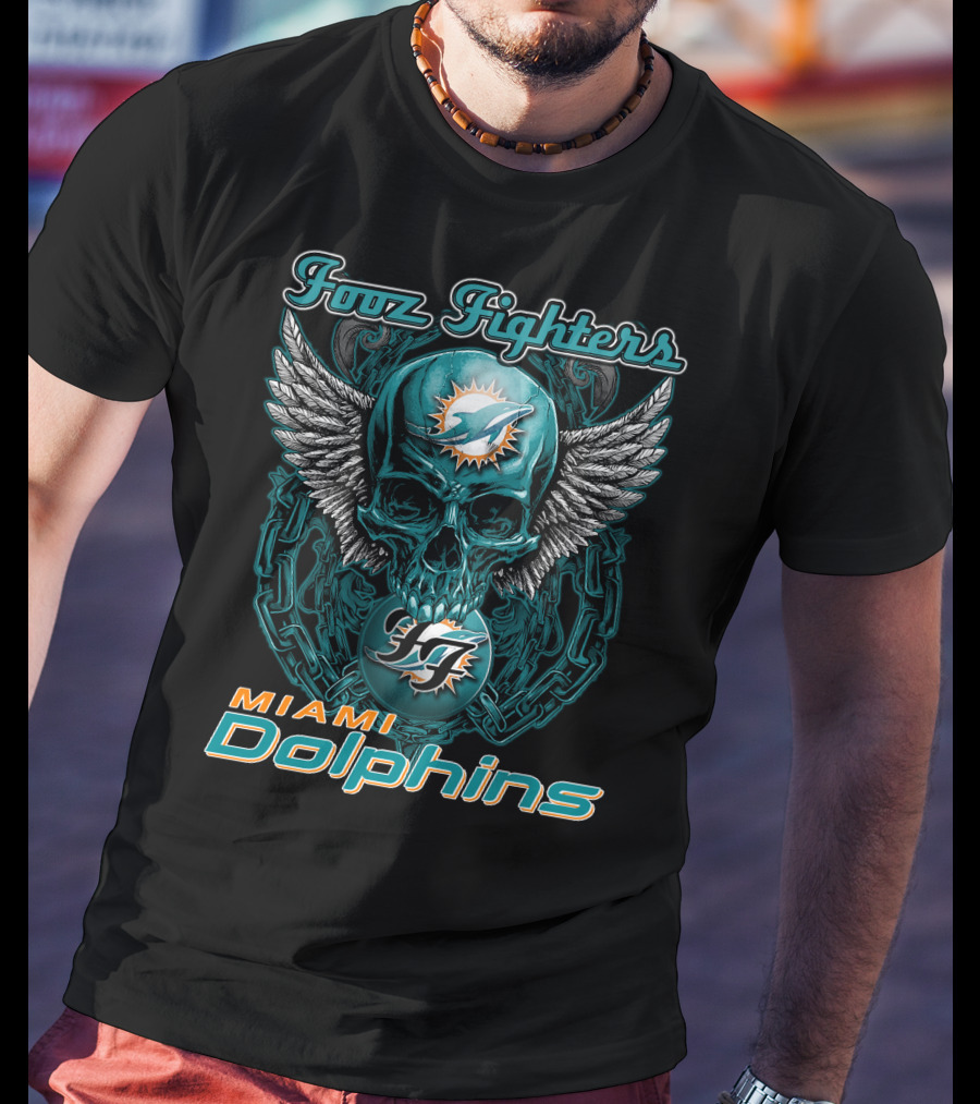 Foo Fighters Miami Dolphins T-Shirt