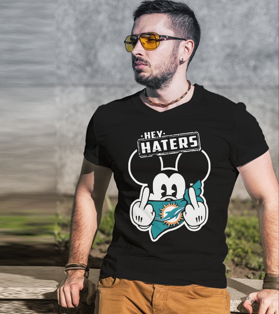 HEY HATERS Mick Miami Dolphins T-Shirt