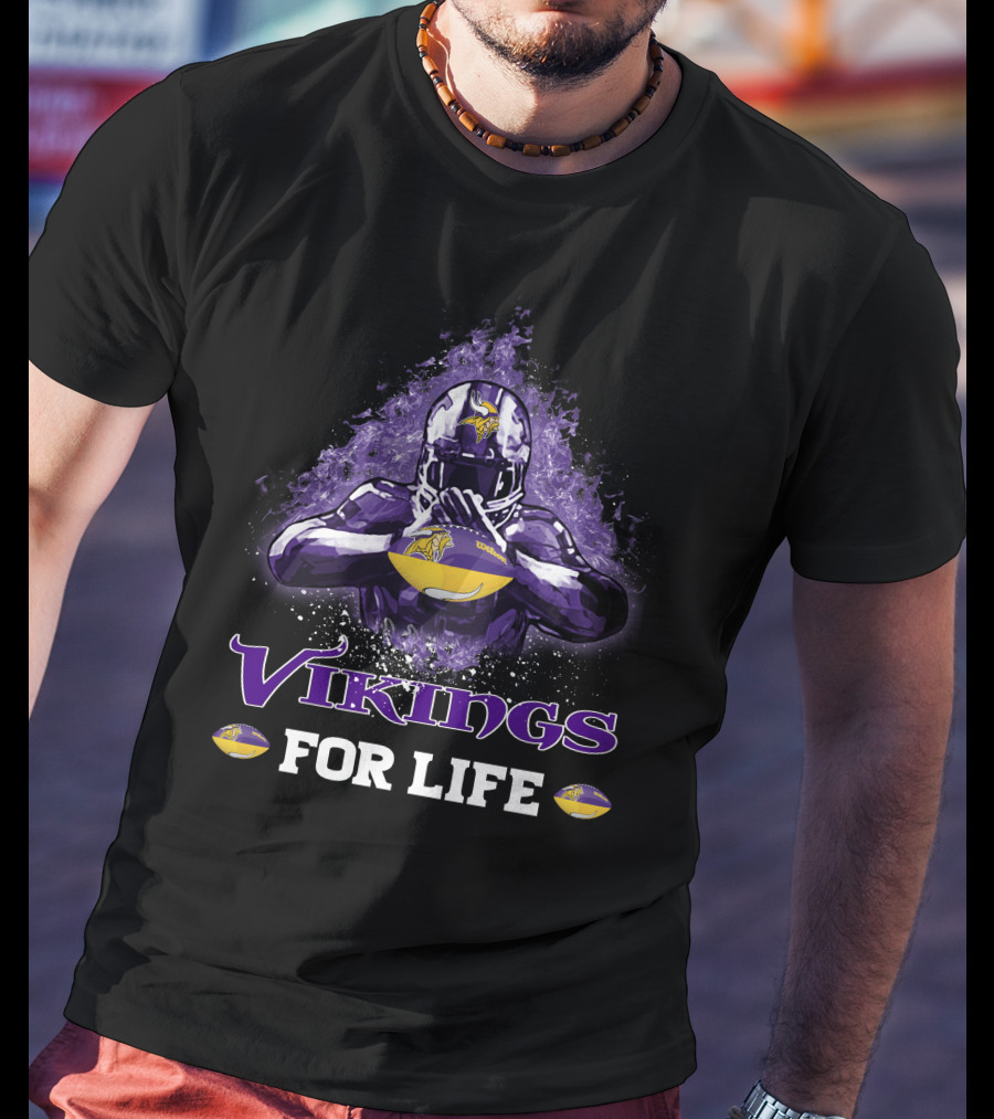 Vikings For Life Minnesota Football T-Shirt