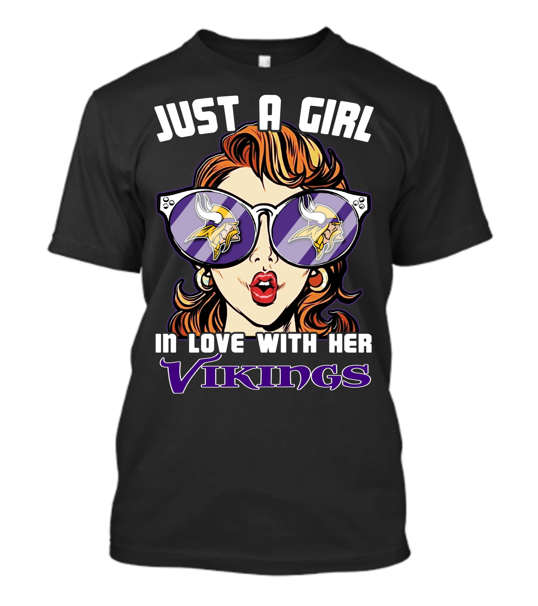 Just A Girl In Love With Her Minnesota Vikings T-Shirt