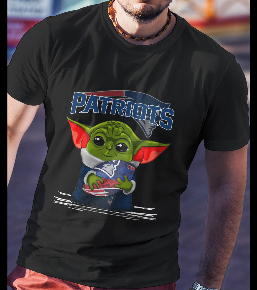 Yoda New England Patriots Football Character T-Shirt