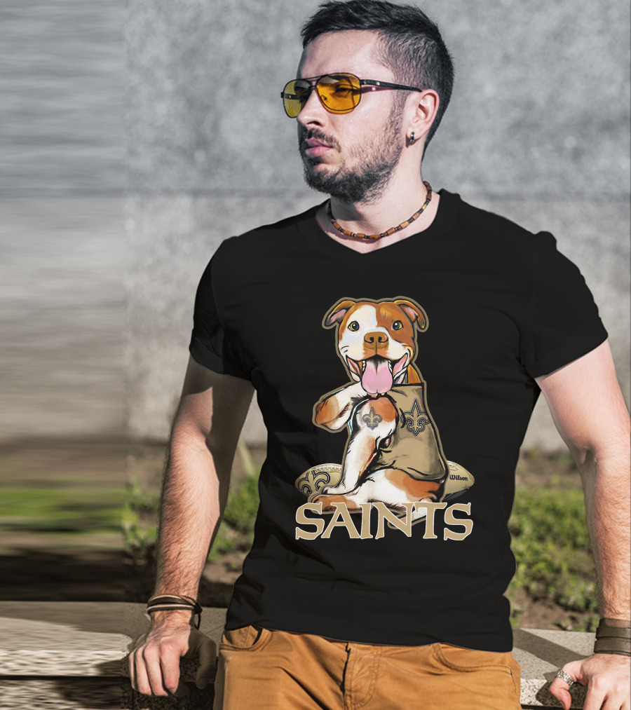 Pittbull Wilson Fleur-de-Lis Saints T-Shirt