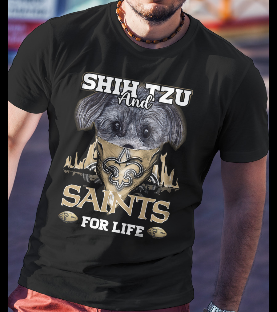Shih Tzu And Saints For Life T-Shirt