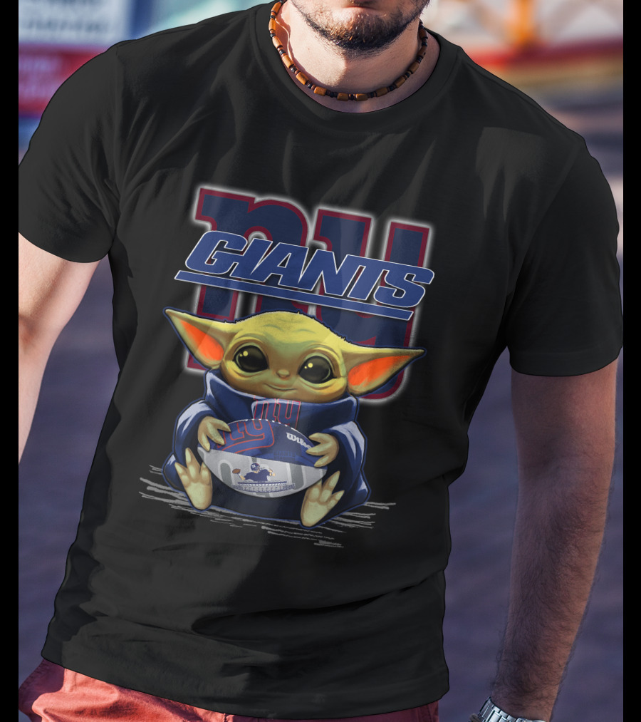 Yoda Giants NFL New York Football Fan Merchandise T-Shirt