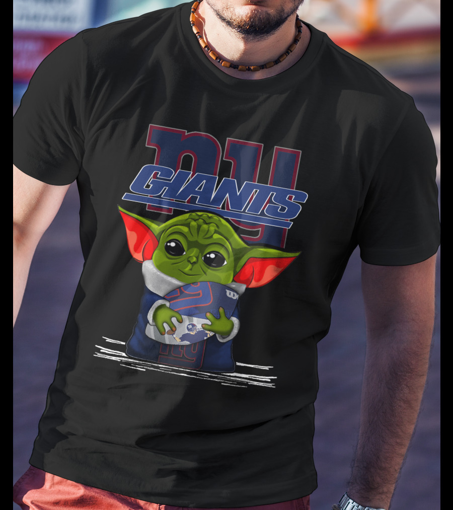 Yoda V3 New York Giants Football Character T-Shirt
