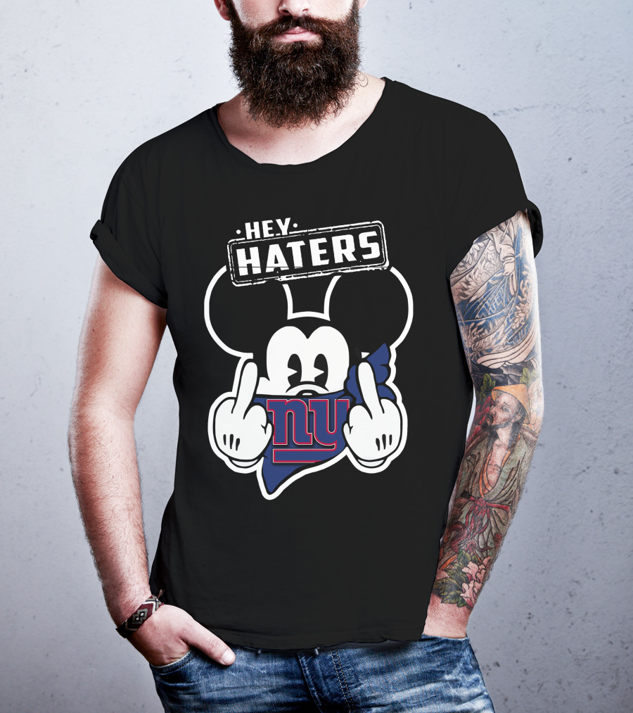 Hey Haters Mick V2 New York Giants T-Shirt
