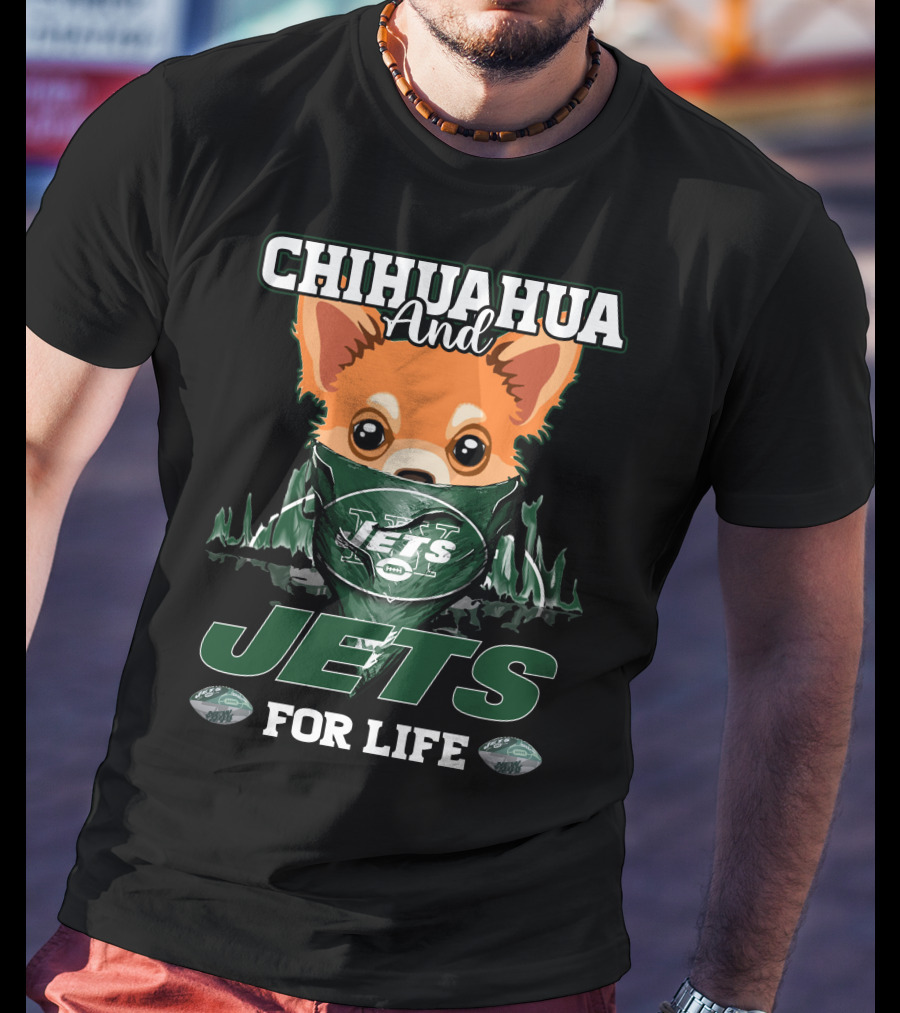 Chihuahua And Jets For Life New York T-Shirt