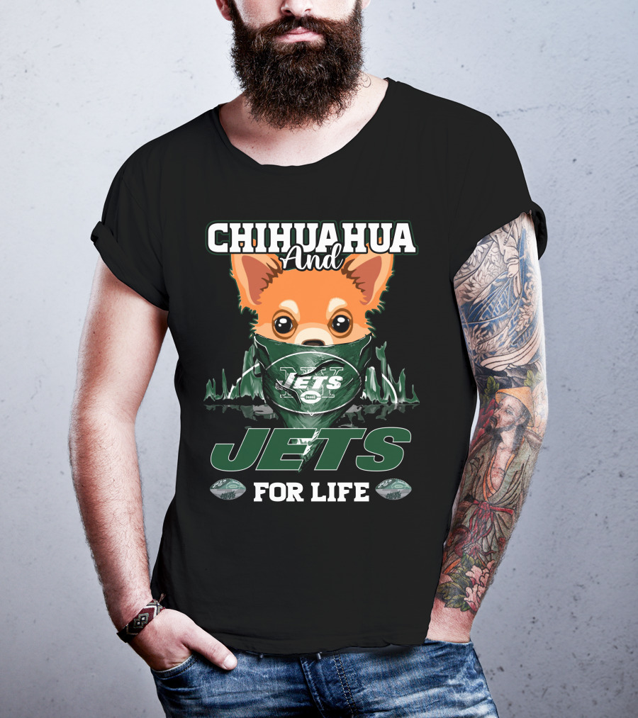 Chihuahua And Jets For Life New York T-Shirt