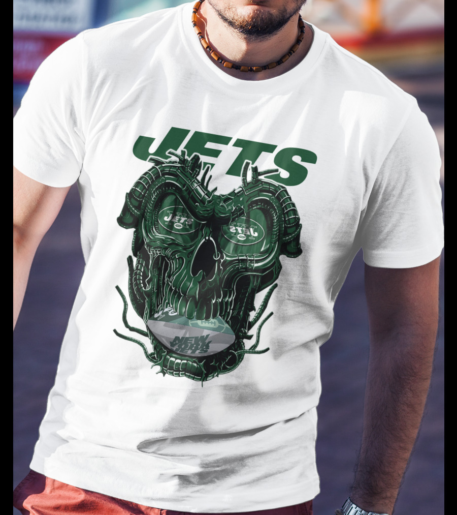 Jets Dragonskull New York Football T-Shirt