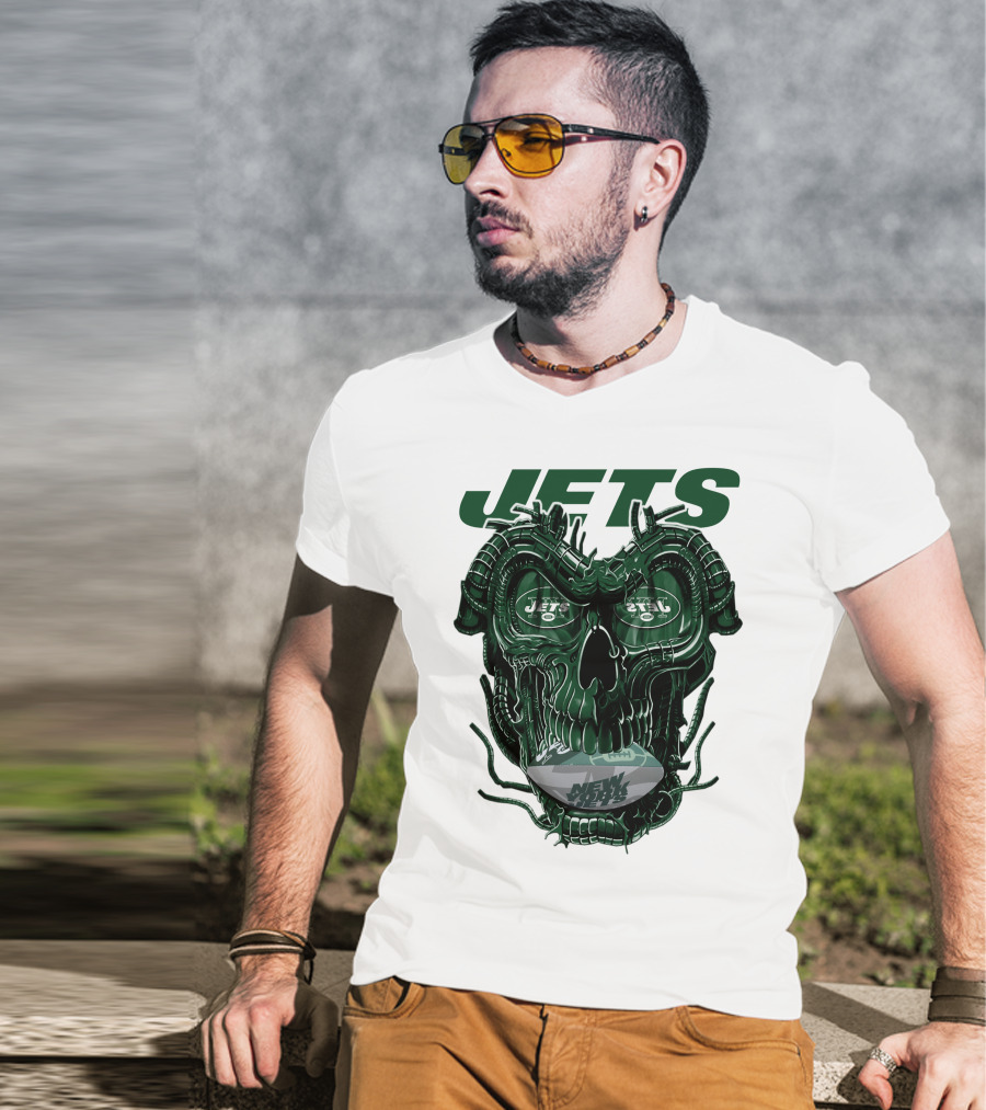 Jets Dragonskull New York Football T-Shirt