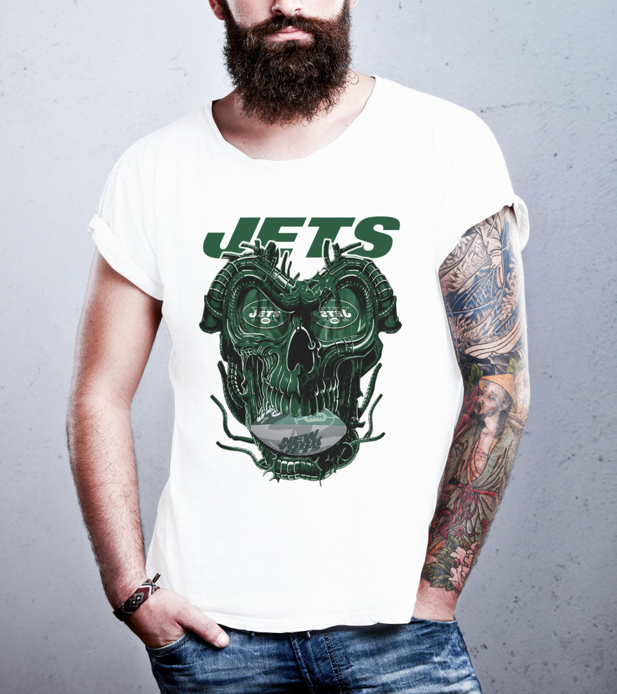 Jets Dragonskull New York Football T-Shirt