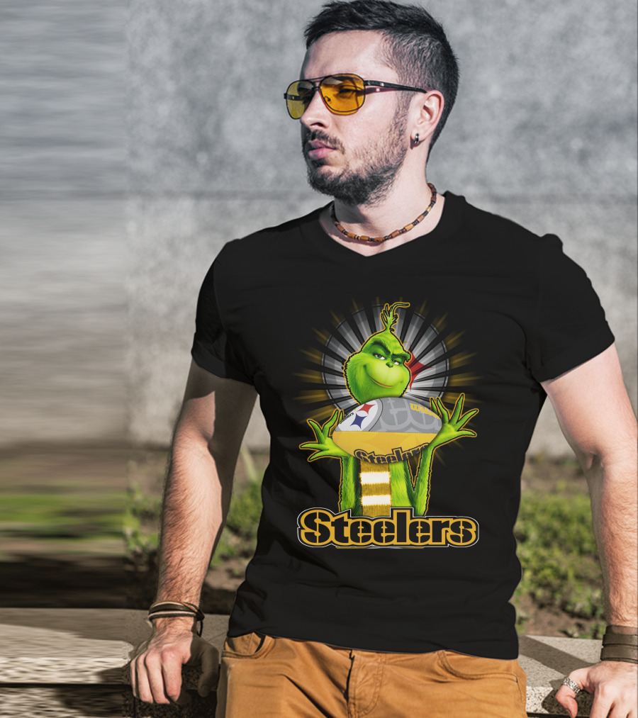 Grinch Steelers Football Fan T-Shirt