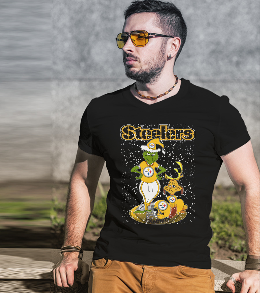 Steelers Grinchxmas Christmas Football T-Shirt