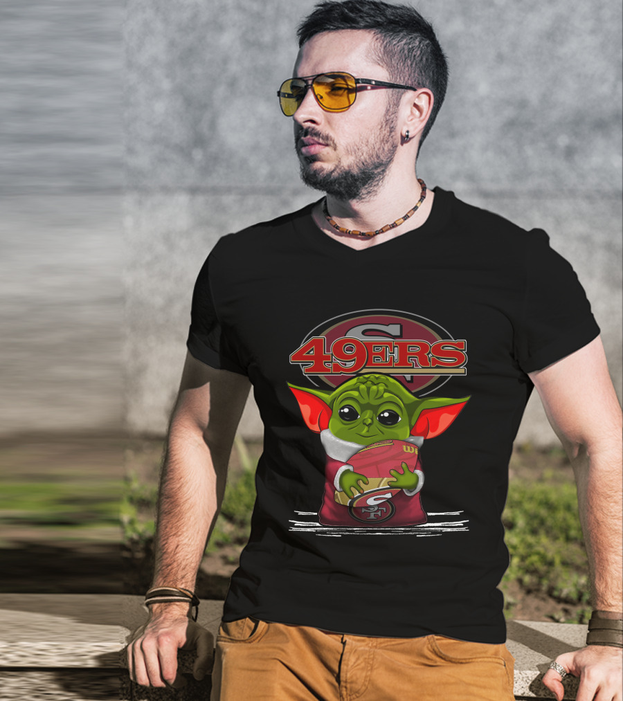 Yoda V3 Baby Alien Football San Francisco 49ers T-Shirt