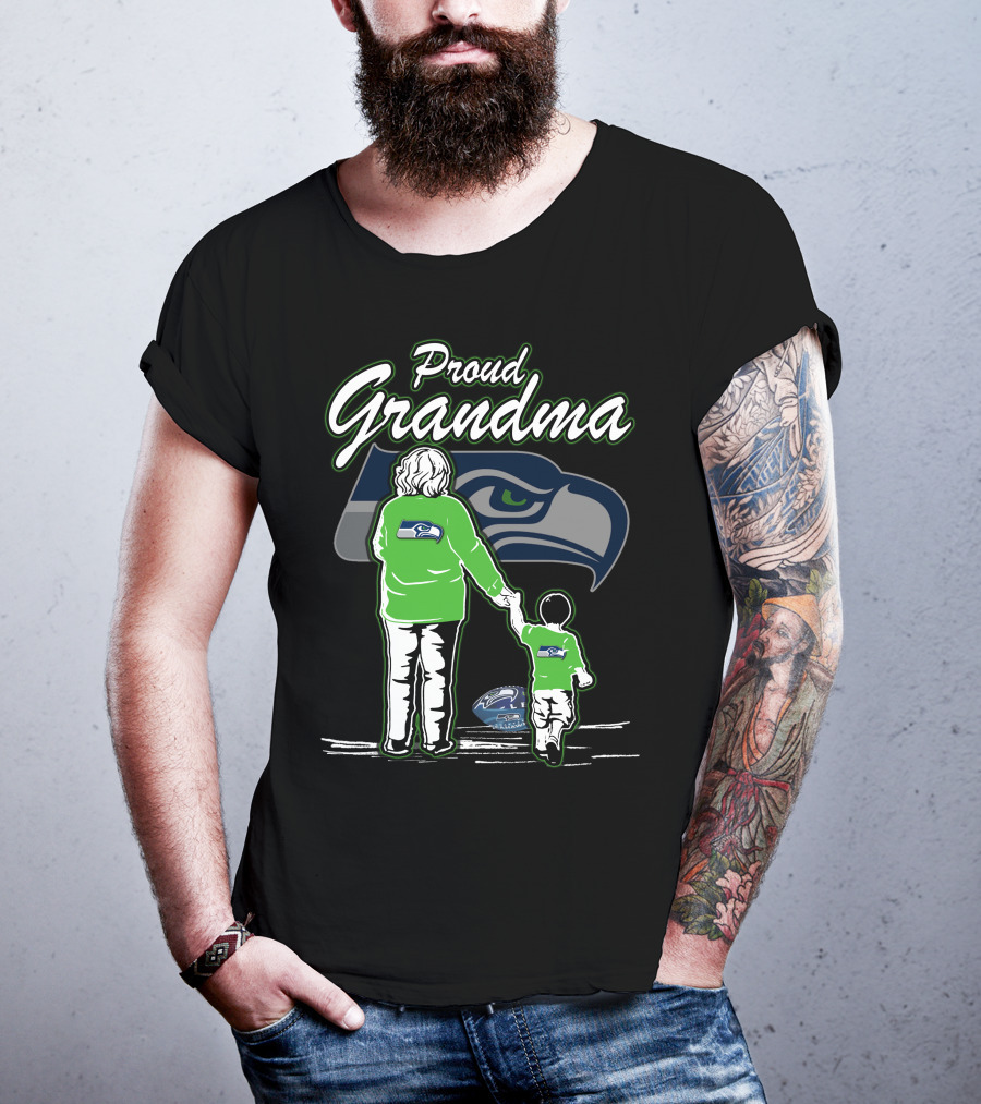 Proud Grandma Seattle Seahawks T-Shirt