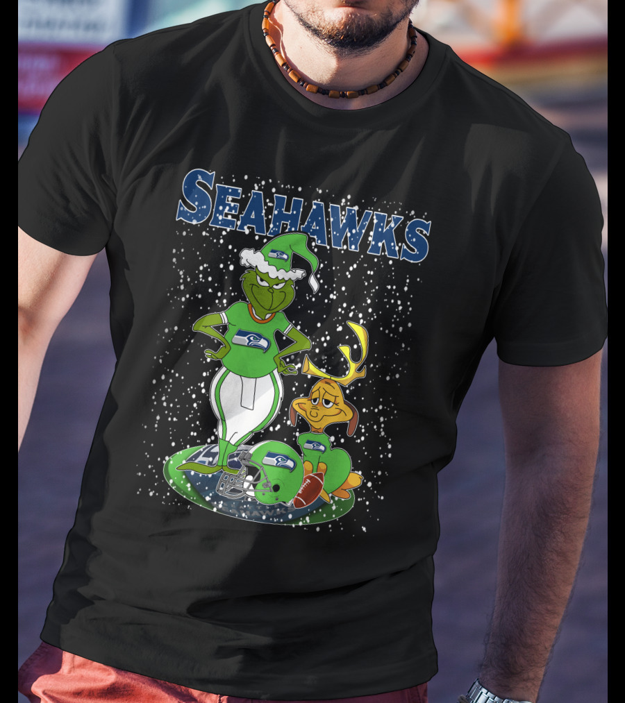 Seahawks Grinchxmas Seattle Seahawks T-Shirt