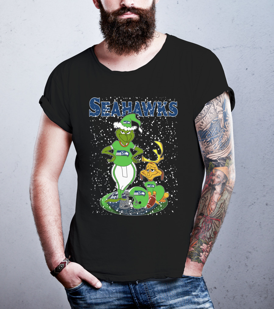 Seahawks Grinchxmas Seattle Seahawks T-Shirt