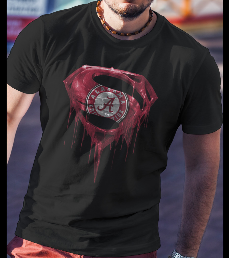 Alabama Crimson Tide Superman T-Shirt