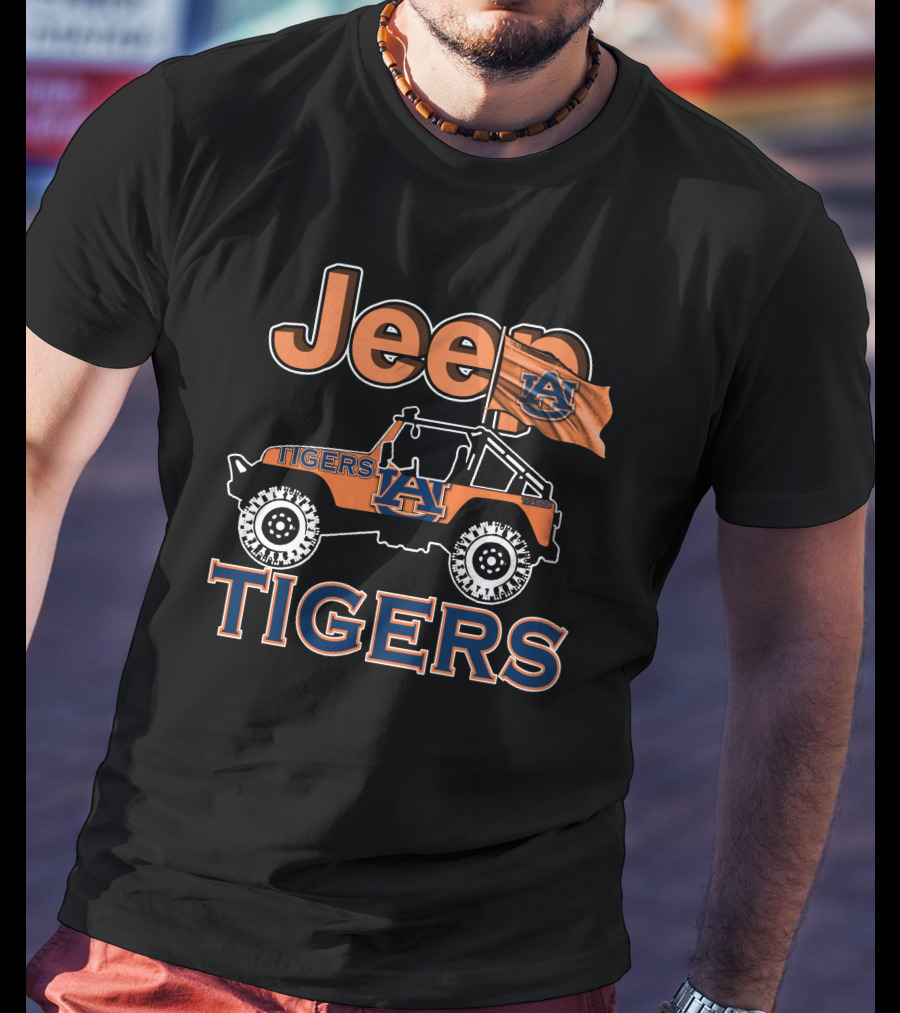 Jeep Auburn University Tigers Off-Road Adventure T-Shirt