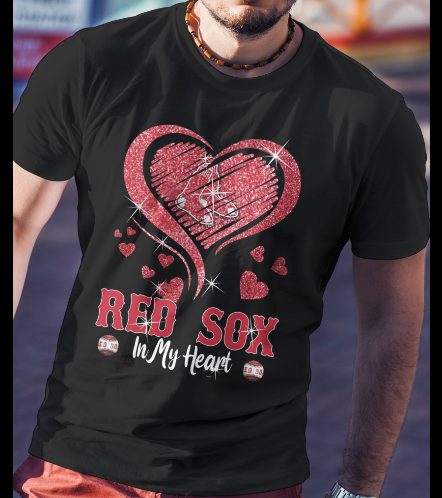 Red Sox In My Heart Boston T-Shirt