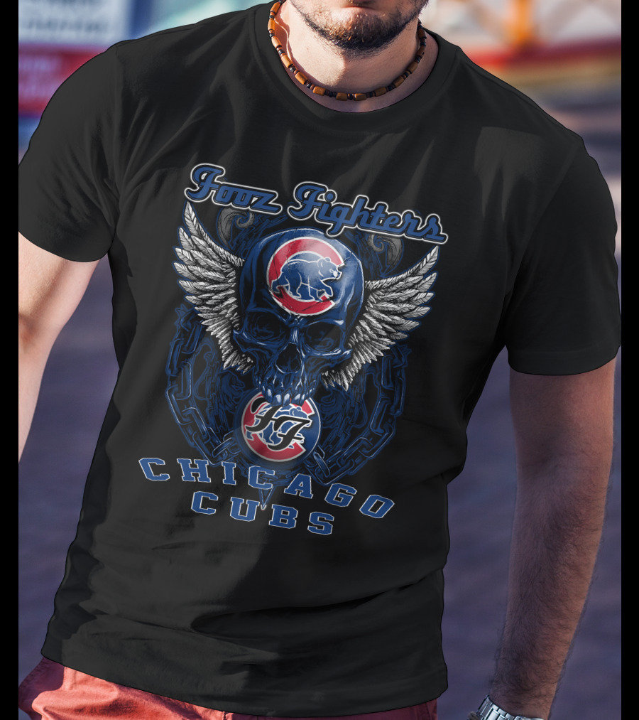 Foo Fighters Chicago Cubs T-Shirt