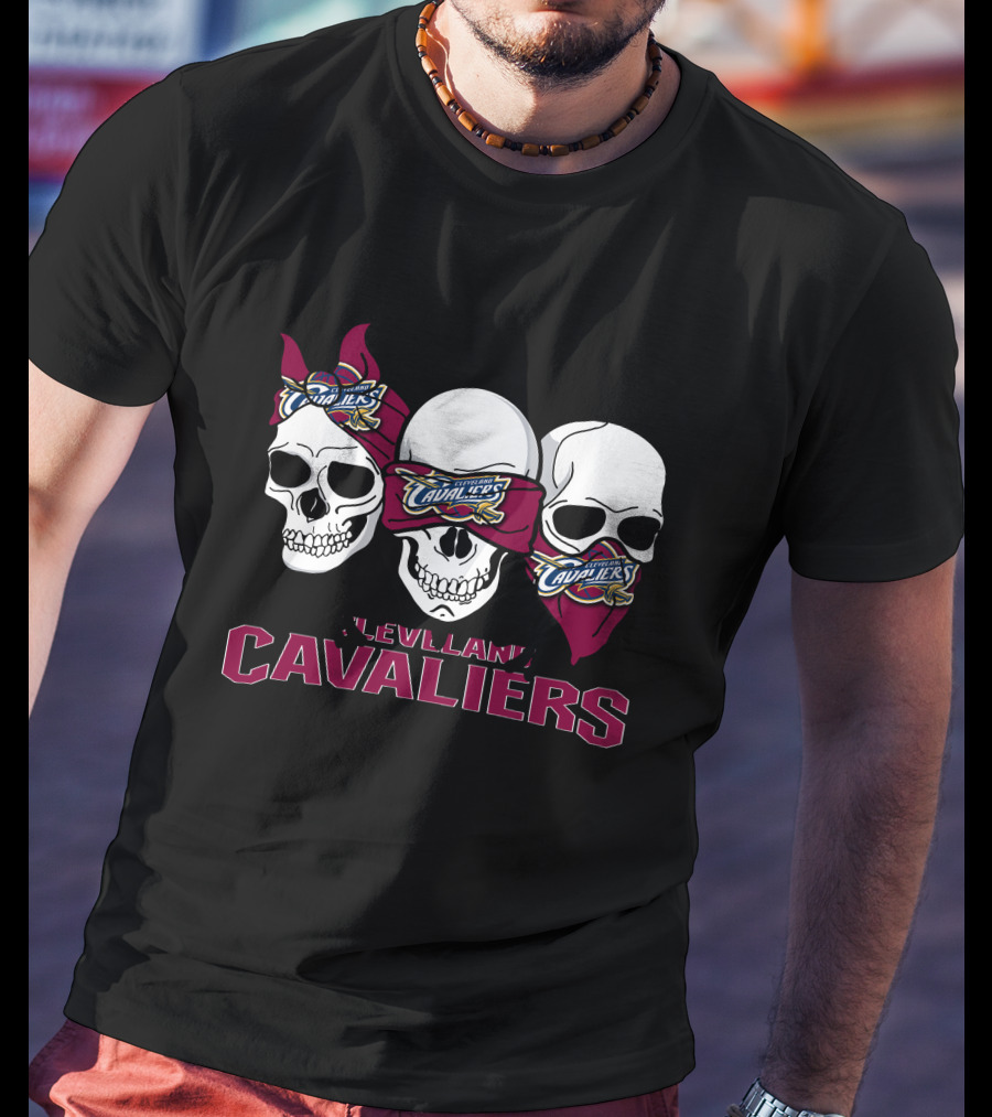 Cleveland Cavaliers Skull Trio T-Shirt