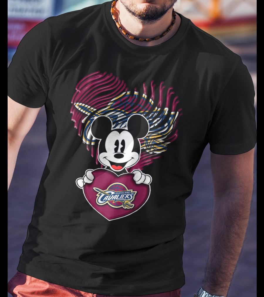 Mickey Mouse Cleveland Cavaliers Mashup T-Shirt