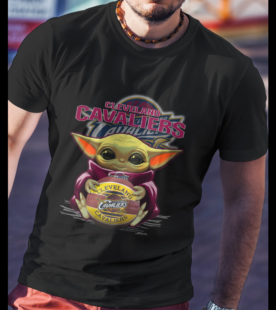 Cleveland Cavaliers Yoda With Basketball T-Shirt