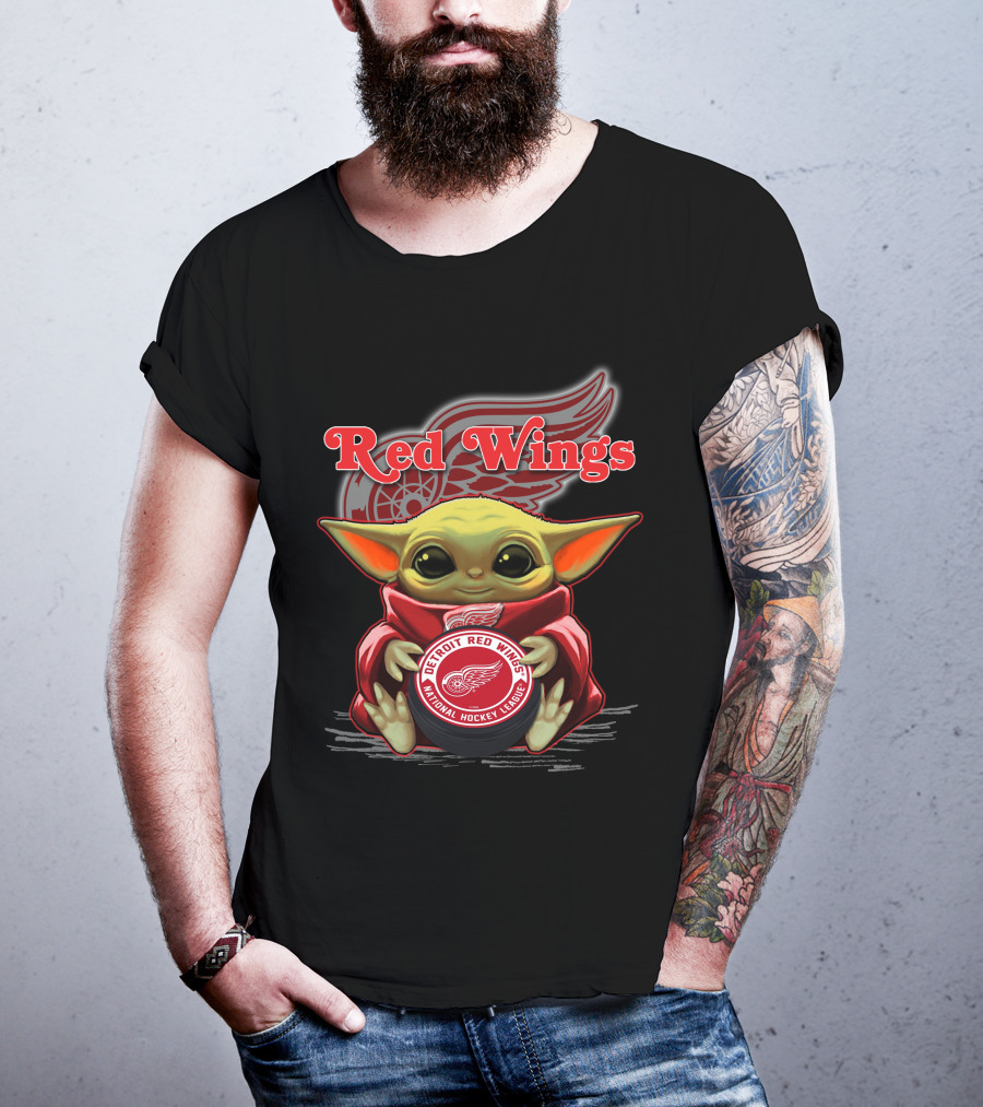 Yoda Detroit Red Wings NHL National Hockey League T-Shirt