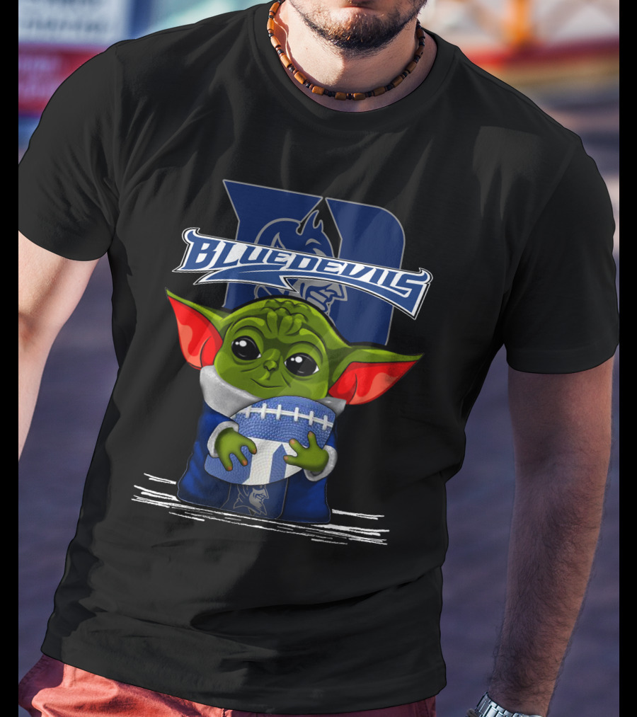 Yoda Blue Devils Duke Football Fan T-Shirt