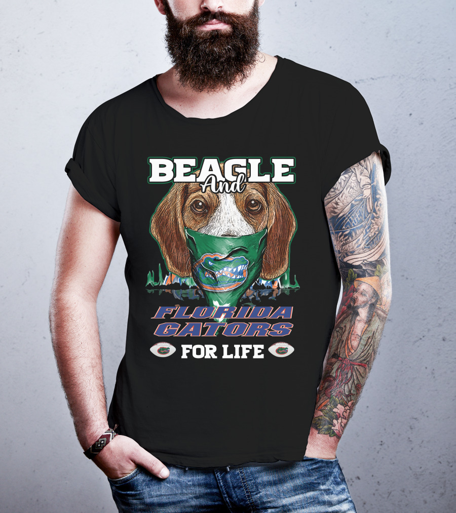 Beagle And Florida Gators For Life T-Shirt